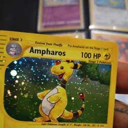 Ampharos Holo Rare H1/H32 Aquapolis Pokemon Card 2002 LP E Reader WoTC - Image 4