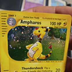 Ampharos Holo Rare H1/H32 Aquapolis Pokemon Card 2002 LP E Reader WoTC - Image 5