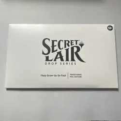 MTG Secret Lair: They Grow Up So Fast RAINBOW FOIL Brand New Sealed - Image 2
