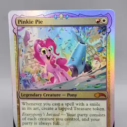 Pinkie Pie Secret Lair Drop My Little Pony Magic the Gathering MTG Foil NM - Image 2