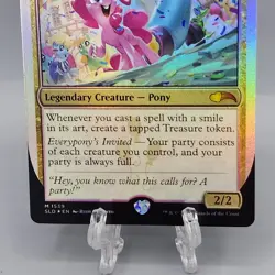 Pinkie Pie Secret Lair Drop My Little Pony Magic the Gathering MTG Foil NM - Image 3