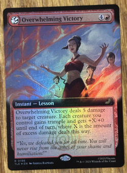 MTG: Avatar: The Last Airbender Eternal-Legal, Overwhelming Victory 0196 - Foil - Image 1