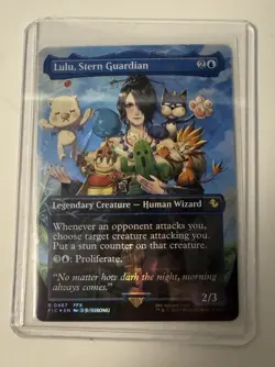 Lulu, Stern Guardian (Chocobo Track Foil) - MTG: FINAL FANTASY #467 - Image 4
