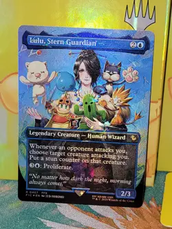 Lulu, Stern Guardian - Borderless Chocobo Track Foil Final Fantasy xMTG FIC 0467 - Image 2