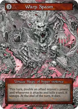 Warp Spasm - Sorcery Contested Realm - Beta Edition - Image 1