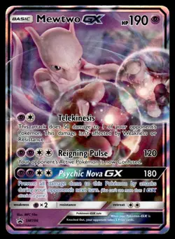 2019 Sun & Moon, Promos - Sun & Moon Promos Good D3 Mewtwo-GX #SM196 - Image 1