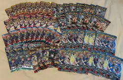 70 Pokemon TCG Booster Packs (FACTORY SEALED) English & Japanese PACK LOT! - Image 1
