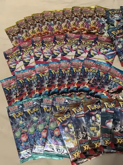70 Pokemon TCG Booster Packs (FACTORY SEALED) English & Japanese PACK LOT! - Image 2