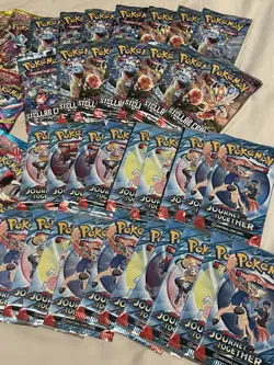 70 Pokemon TCG Booster Packs (FACTORY SEALED) English & Japanese PACK LOT! - Image 3