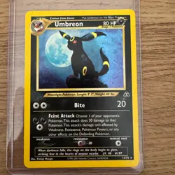 2001 Pokemon TCG Umbreon Neo Discovery 13/75 Holo Rare [LP] - Image 1