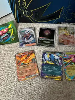 Opened Pokemon TCG Mega Charizard X ex Ultra-Premium Collection UPC with Bulk - Image 4