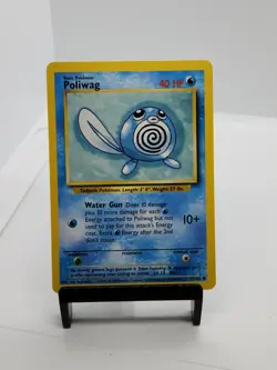 Pokemon TCG Poliwag Base Set 59/102 Regular Unlimited Common - Image 1