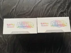 Pokemon Prismatic Evolutions Elite Trainer Box Factory Sealed 2x ETBs LOT OF 2 - Image 3