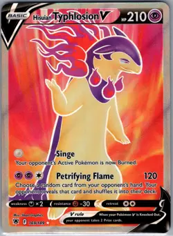 Hisuian Typhlosion V 169/189 SWSH10: Astral Radiance - Pokemon Card - NM - Image 1