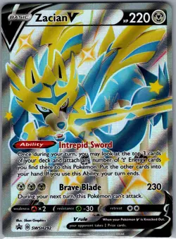 Zacian V (Shiny) - SWSH292 SWSH: Sword & Shield Promo Cards - Pokemon Card - NM - Image 1