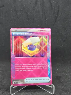 Pokemon Card Scramble Switch (186/250) Surging Sparks Ace Spec Non-Foil - Image 1