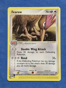 NM Fearow 37/100 Sandstorm 2003 Uncommon ENG Pokemon Card - Image 1