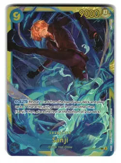 Sanji OP06-119 SEC Best Selection Vol 2 One Piece Card - Image 1