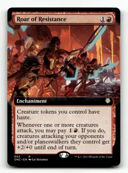 Roar of Resistance (Extended Art) 53 R Commander: Phyrexia: All Will Be One - Image 1
