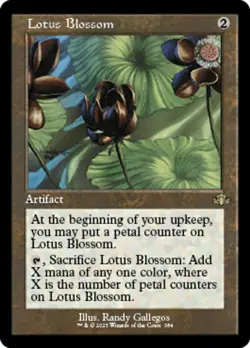 Lotus Blossom - Foil - Retro Frame x1 Magic the Gathering 1x Dominaria Remastere - Image 1