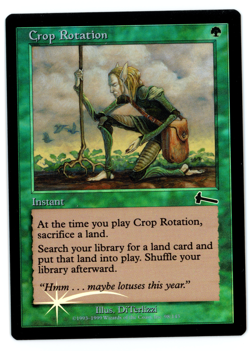 Crop Rotation -- MTG (NM Quality FOIL) - Urza's Legacy - See scans!! - Image 1