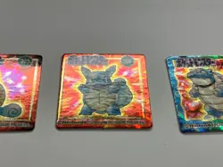 GB Pocketcard Pokemon Mini Card x3 Blastoise Wartortle Squirtle Holo - Image 4