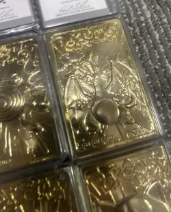 Burger King 1999 Pokemon 23k Gold Plated Trading Card Complete Set - Image 3