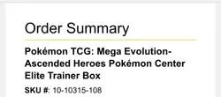 Presale Ascended Heroes Pokemon Center Elite Trainer Box (ETB) +2 Booster Bundle - Image 2