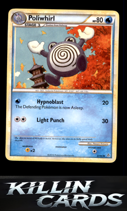 Poliwhirl 37/95 Pokemon Uncommon Unleashed Card LP - Image 1