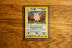 Clefable 01/64 Jungle Unlimited Holo Rare - English Vintage Pokemon - Image 1