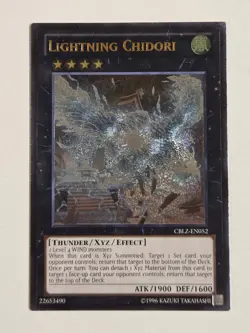 Lightning Chidori (UTR) CBLZ-EN052 Ultimate Rare Yugioh Unlimited Edition VLP - Image 2