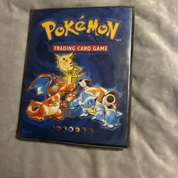 Rare Vintage Pokemon Binder Wotc Official 90s - Full Of 81 Cards (All Vintage) - Image 1