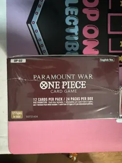 Bandai One Piece TCG Paramount War Card Game English Ver. OP-02 Booster Box New! - Image 5