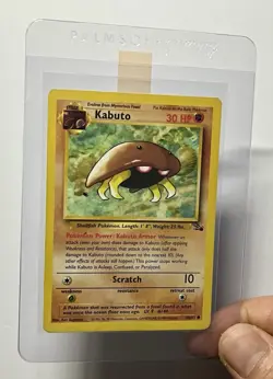 Kabuto 50/62 (HP) Common Fossil Set Unlimited 1996 WOTC Pokemon Card - Image 3