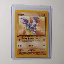 Gligar 59/111 Neo Genesis 1st Edition Pokemon Card Common NM-Mint - Image 1