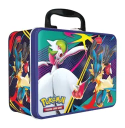 2X Pokemon 2025 Fall Collector Chest Tin Box - 6 Packs & 3 Foil Cards - Image 1