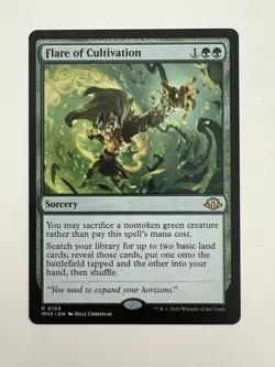 Flare of Cultivation MTG Magic the Gathering Card NM Near Mint MH3 - Image 1