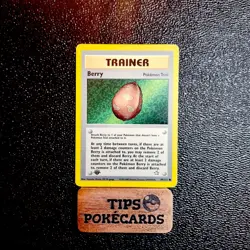 Pokemon Cards: Neo Genesis 1st Edition Common: Berry 99/111 - Image 1