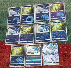 Exclusive STAMPED Glaceon CBB2C Gem Vol 2 11 CARD LOT S-CHINESE Pokemon TCG MINT - Image 1