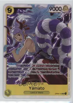 2024 One Piece Card Game: Premium PRB-01 The Best SR Yamato #OP04-112 - Image 1