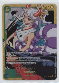 2022 One Piece Card Game: Romance Dawn OP01 SEC Yamato #OP01-121 - Image 1