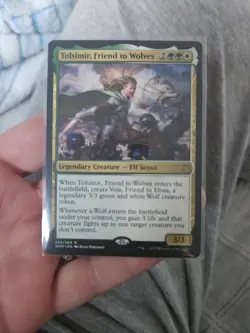 MTG WAR Tolsimir, Friend to Wolves War of the Spark Magic the Gathering 224/264 - Image 1