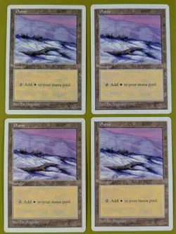 Plains (430) x4 Fifth Edition 5th 4x Magic the Gathering MTG White Border - Image 1