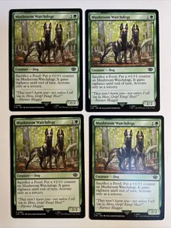 4x Mtg Lord Of The Rings Mushroom Watchdog NM Magic The Gathering - Image 1