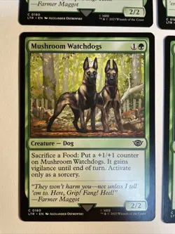 4x Mtg Lord Of The Rings Mushroom Watchdog NM Magic The Gathering - Image 2