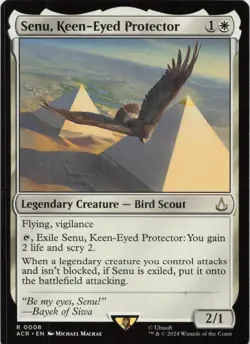 Senu, Keen-Eyed Protector R Universes Beyond: Assassin's Creed 8 NM MTG - Image 1