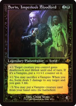 Sorin, Imperious Bloodlord Foil Retro Frame Innistrad Remastered NM MTG - Image 1