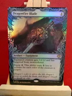 Dragonfire Blade FOIL (Showcase) - Tarkir Dragonstorm - Rare - NM - MTG - Image 1