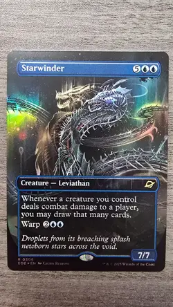 Starwinder (Rare Borderless Foil) #306 Edge of Eternities MTG NM - Image 1