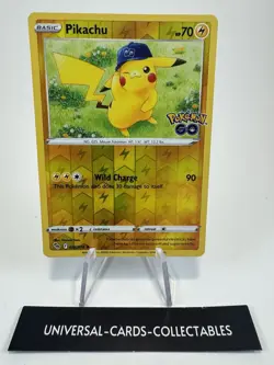 Pokemon Pikachu (28) 028/078 Pokemon GO Reverse Holo Pack Fresh - NM - Image 1